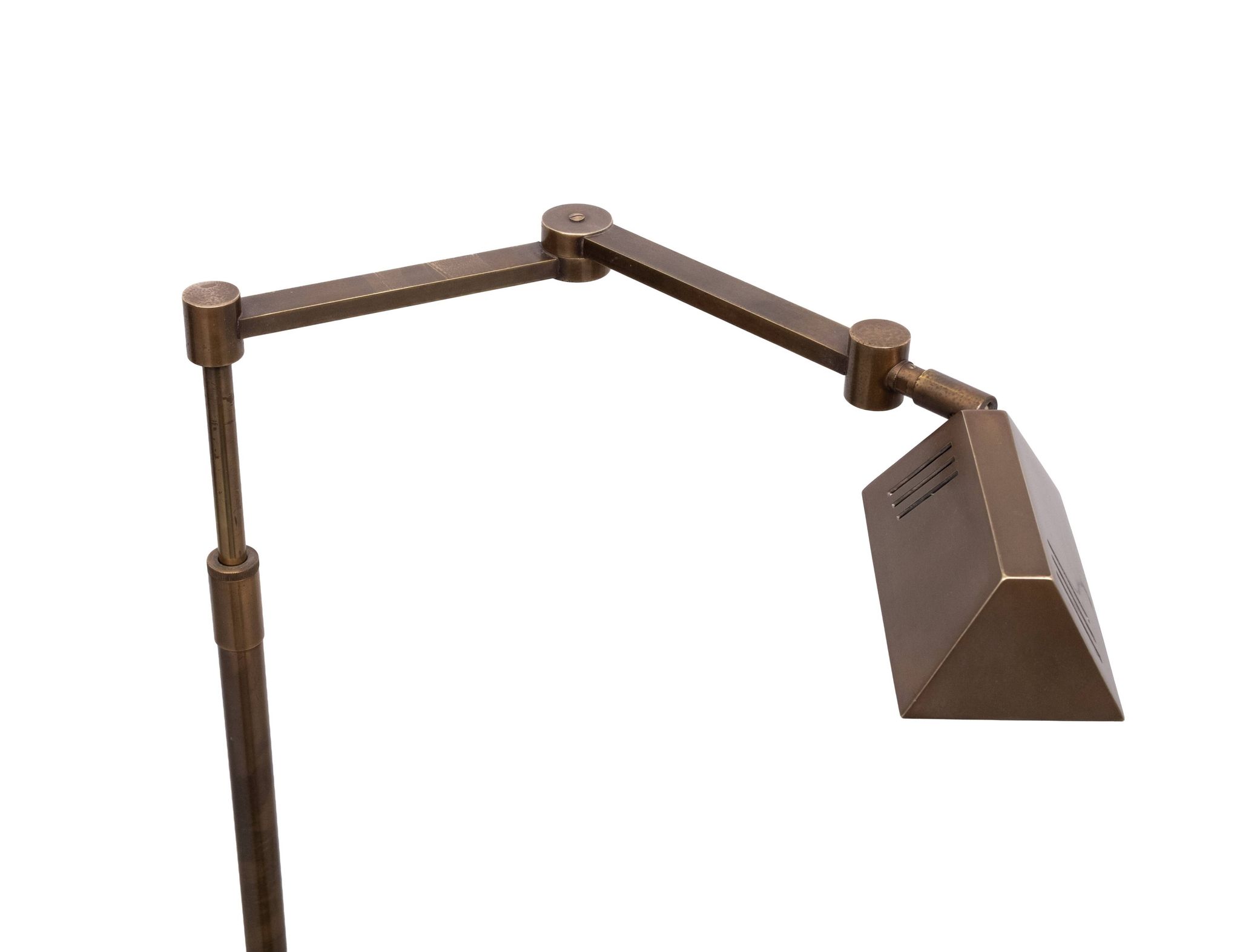 Bronze Library swing arm floor lamp Halogen Germany