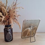 Wall-mounted or standing barber mirror