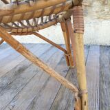 Rattan basket chair