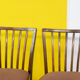 Série de 4 chaises scandinaves vintage