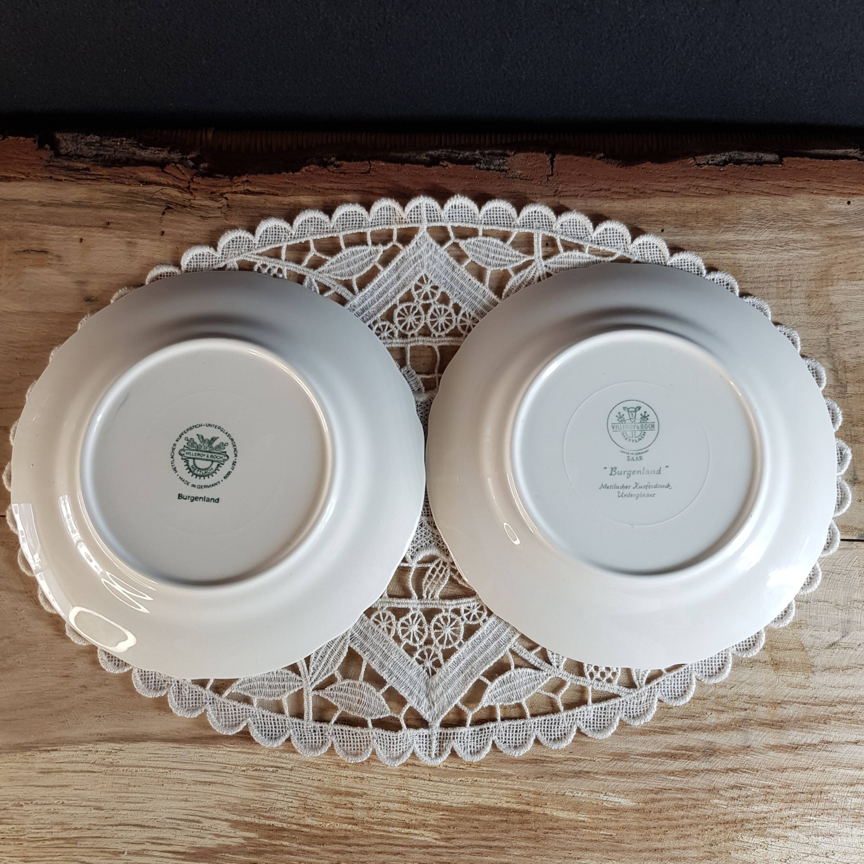 2 dessert plates Villeroy and Boch Burgenland