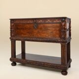 16th Century Italian Renaissance Cabinet in walnut with rich carvings