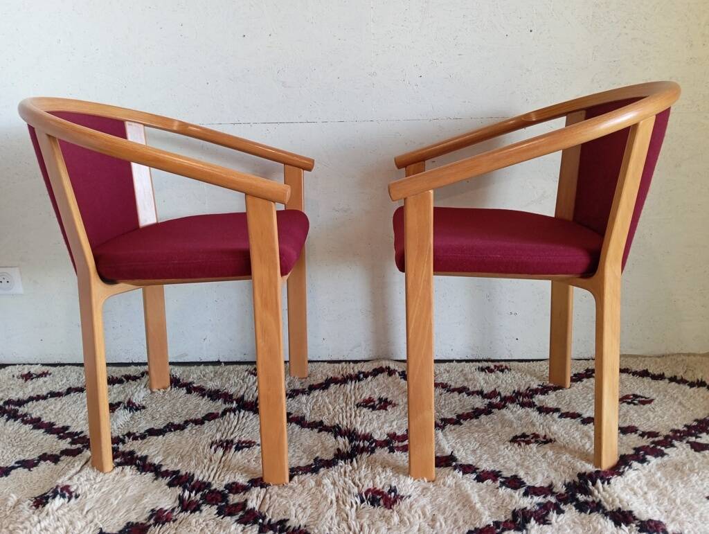 Paire de fauteuils scandinaves Magnus Olesen, Danemark