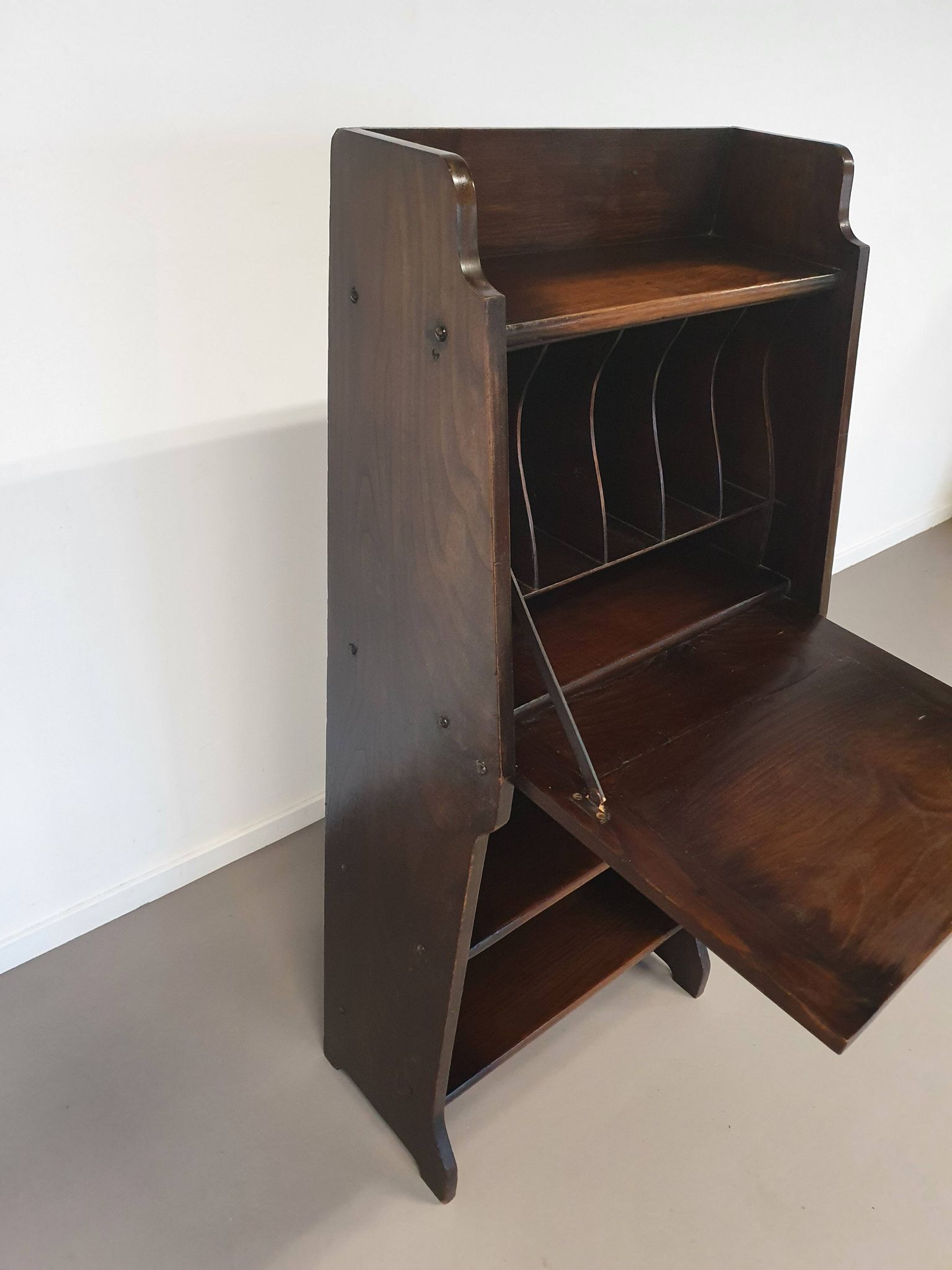 Interbellum small secretaire  Wide 54 -  Height 128 -  Depth 28 cm