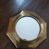 Moroccan brass mirror, set of 4