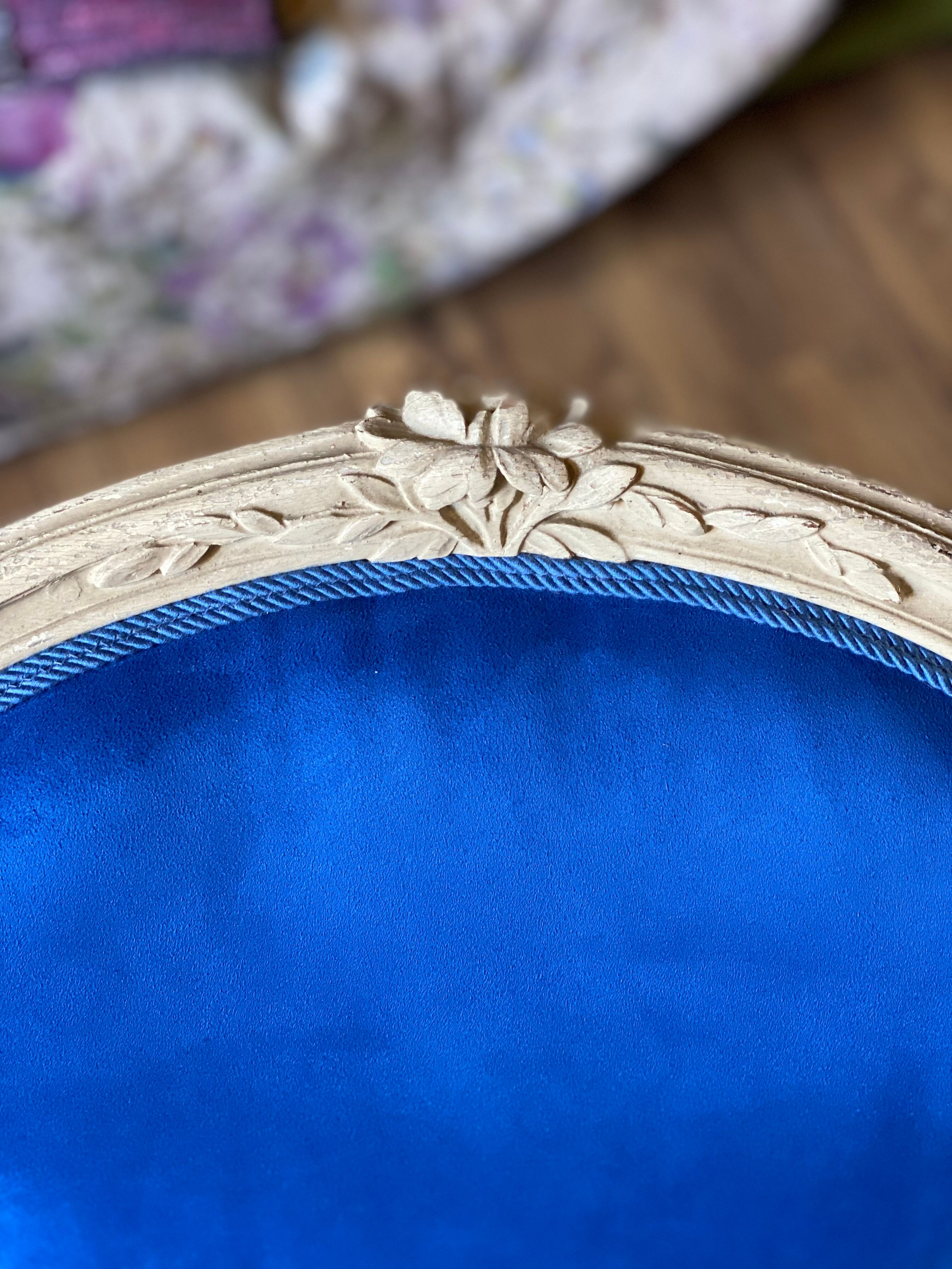 Pair of vintage Louis XV style armchairs