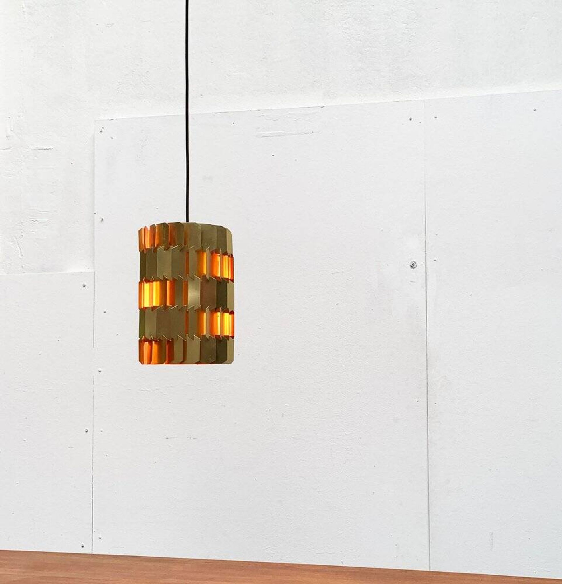 Danish Mid-Century Pop Facette Suspension by Louis Weisdorf for Lyfa, 1960s