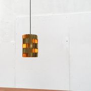 Danish Mid-Century Pop Facette Suspension by Louis Weisdorf for Lyfa, 1960s