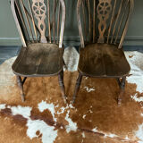 2 Windsor chairs