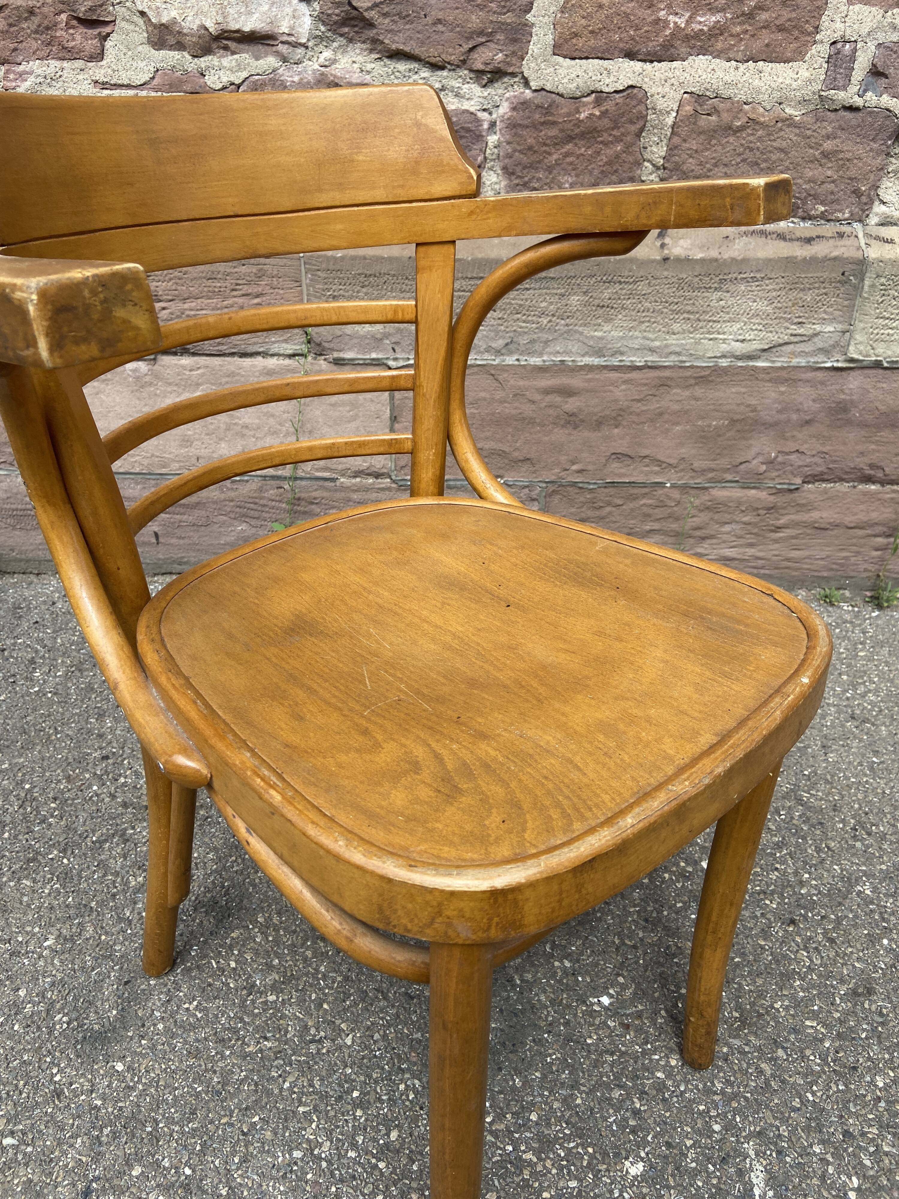 Office chair Curved wood Viennese type