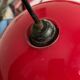 Red opaline glass pendant (circa 60/70)