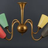 Vintage multicoloured fifties chandelier