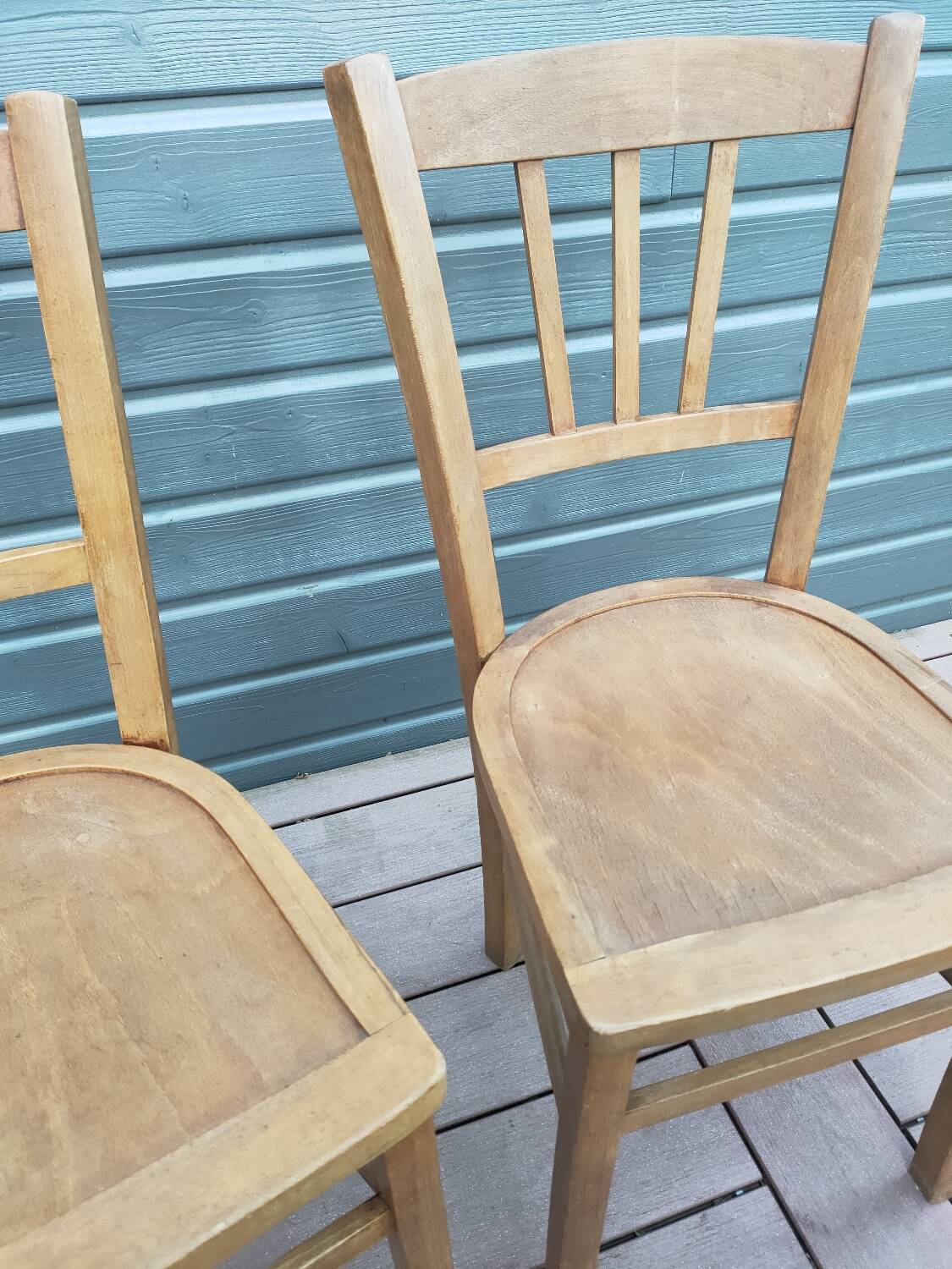 Pair of bistro chairs