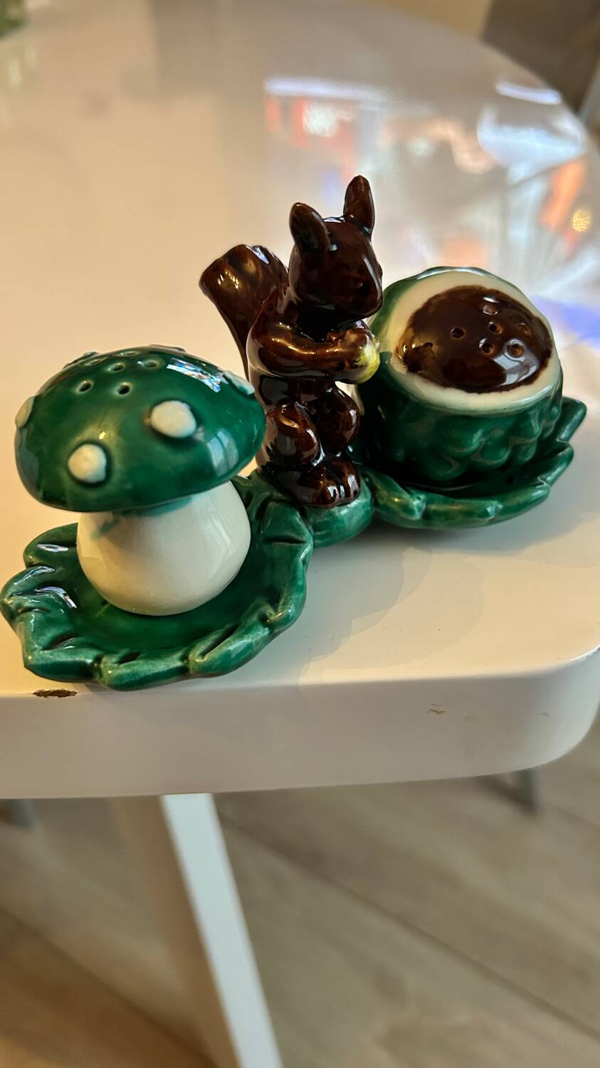 Barbotine Écureuil Salière poivrière