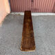 Solid wood bench