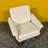 Danish vintage low back armchair 1960