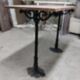 Cast iron and marble peddler's table