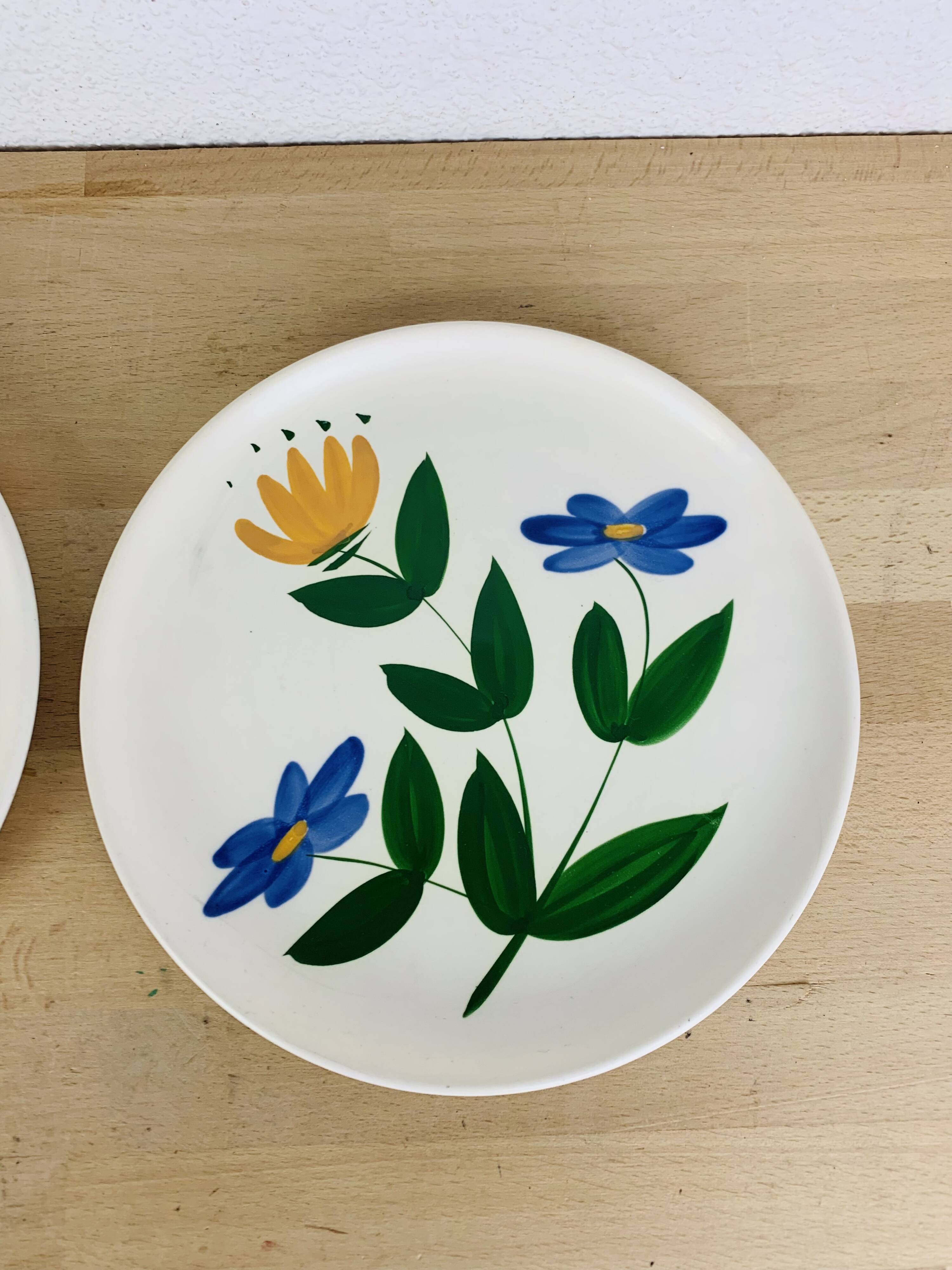 3 vintage ceramic dishes and pitcher from the 50s Poteries du Marais