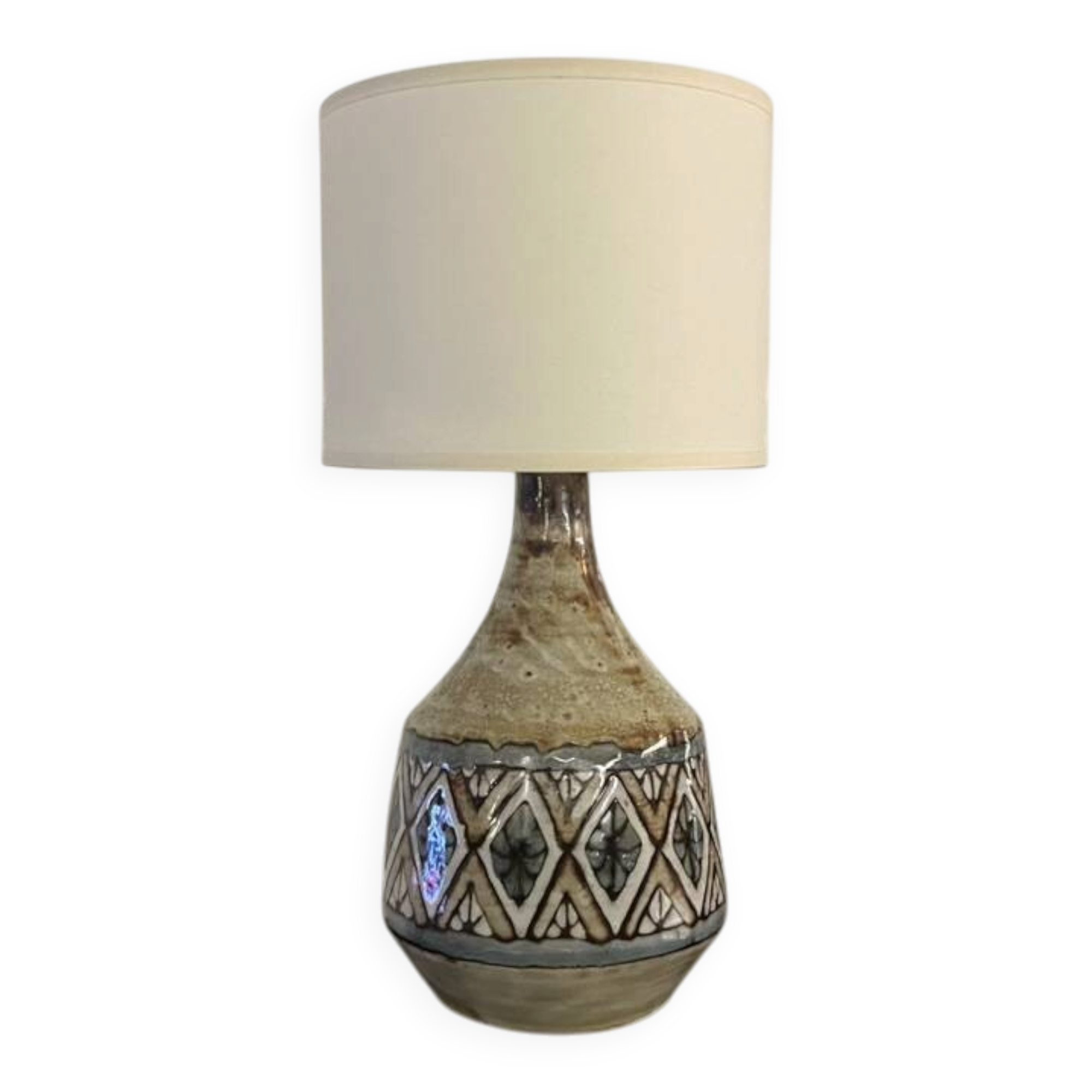 Ceramic lamp by Jean-Claude Malarmey