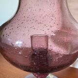Large bubble glass tealight holder from Montauroux, 1960s