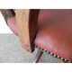 Chaise de bureau en acajou réglable en hauteur