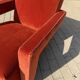 2x Cassina Utrecht chair in terracotta (rust brown) velvet in new condition!