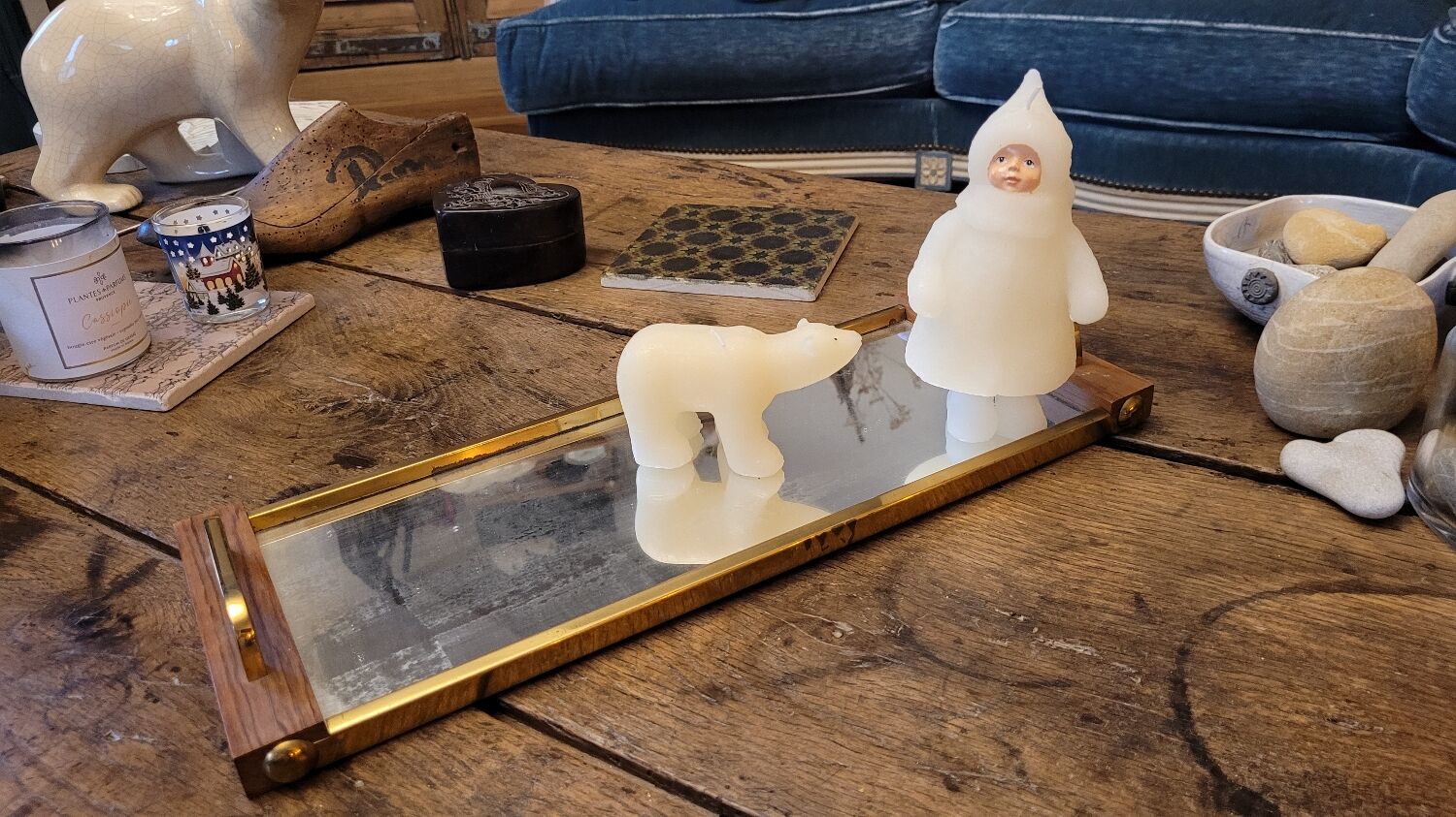 50's mirror tray