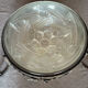 Art Deco ceiling light with wrought iron support