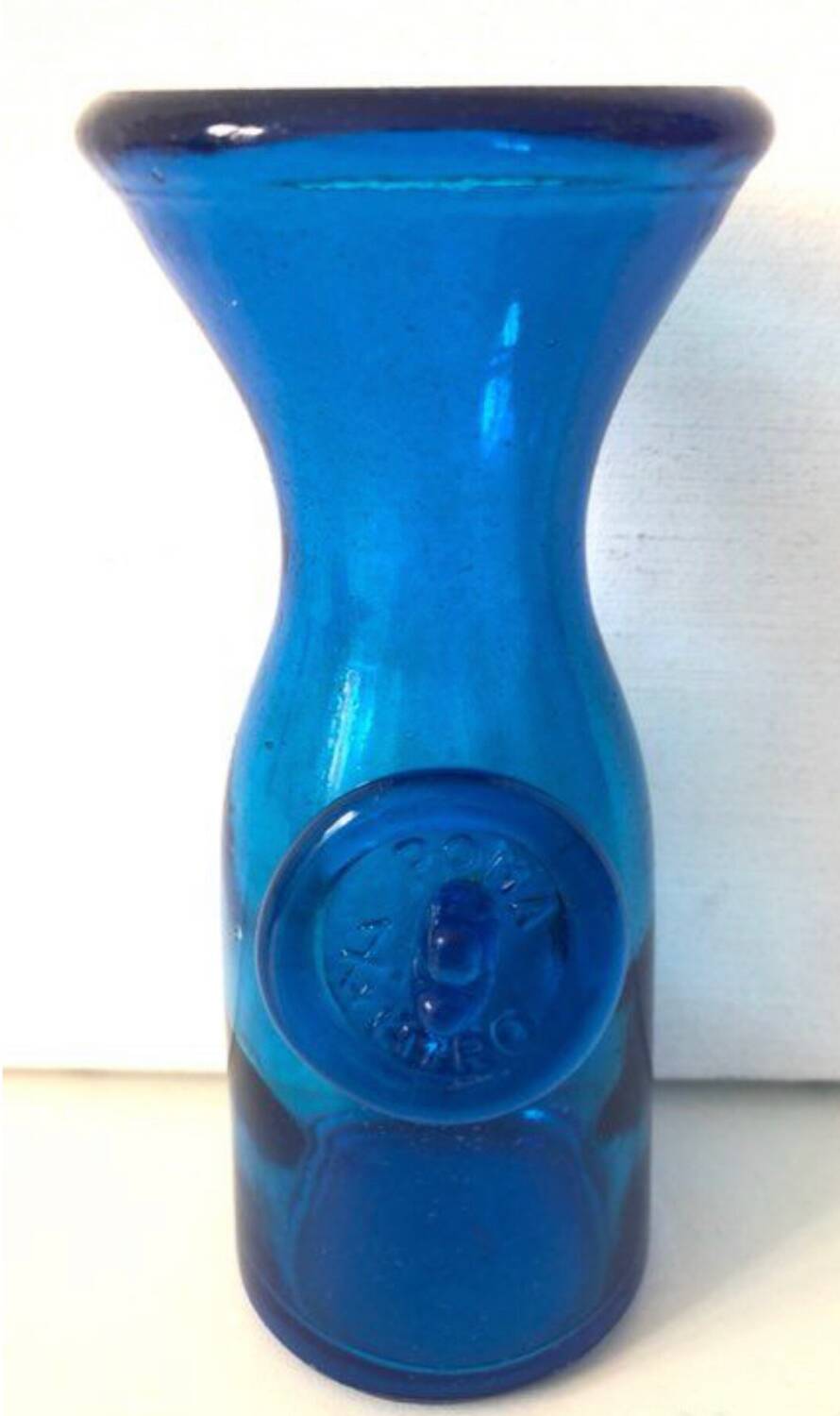 Blue Italian carafe
