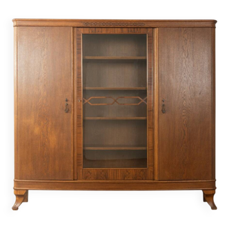 Cabinet Art Déco des années 1920, en chêne, restauré