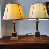 Pair of neo-classical Empire style lamps