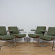 Chrome and Teak Chairs by Gordon Russell, United Kingdom, 1970s, Set of 4