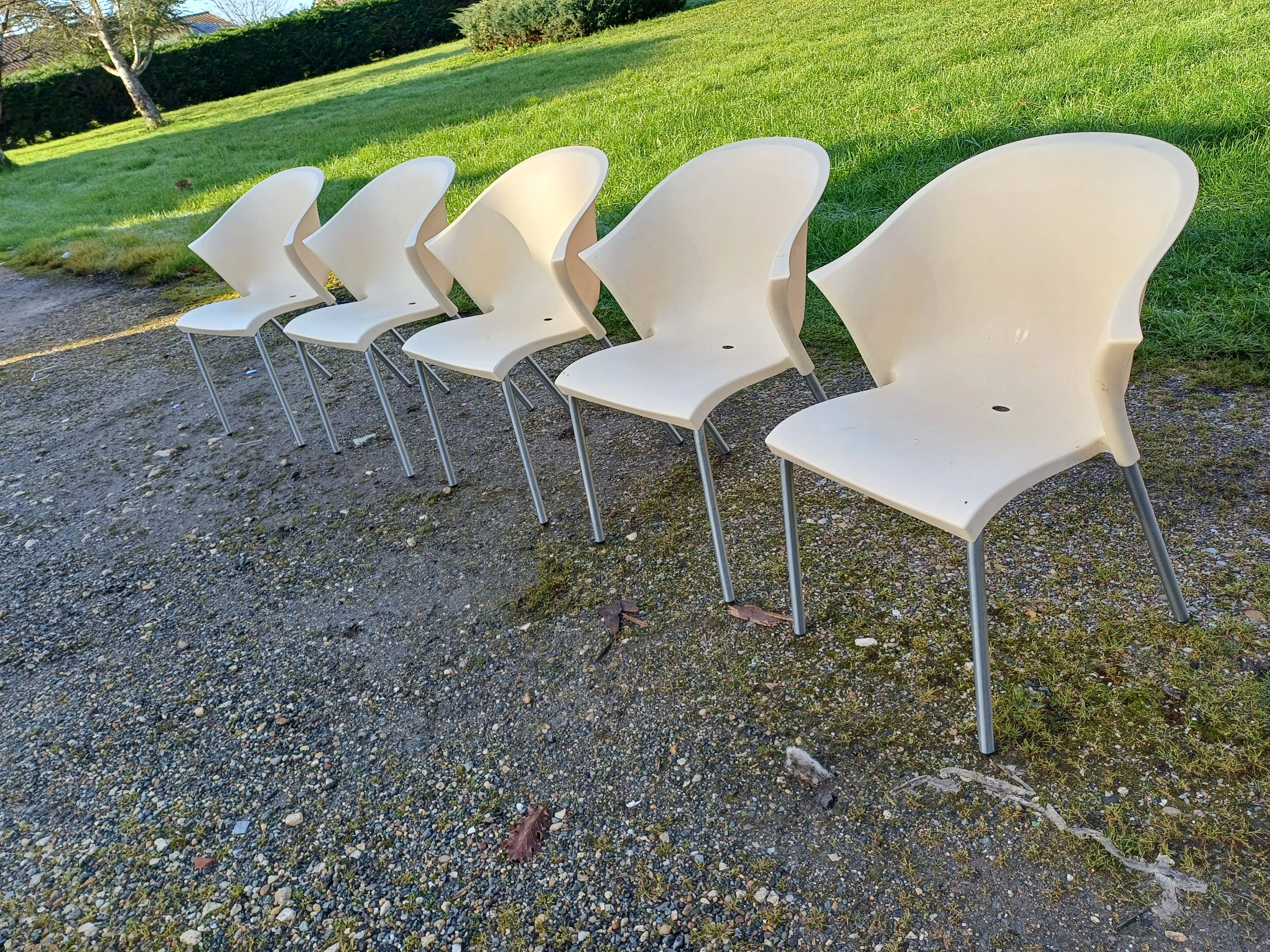 Set of 5 Marco Maran "Blablabla" armchairs