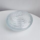 Boîte en verre de forme ronde