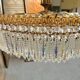 Vintage chandelier 8 lights and brass