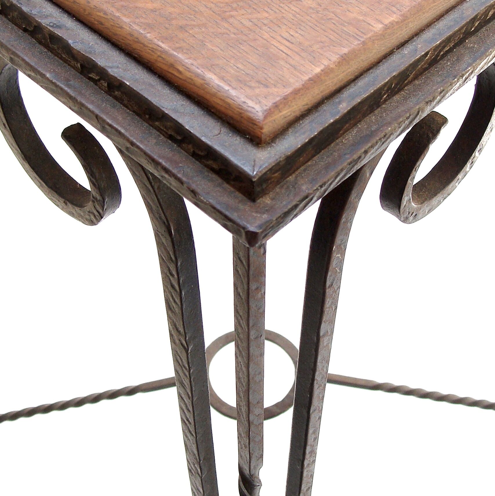 Art Deco console wood and metal