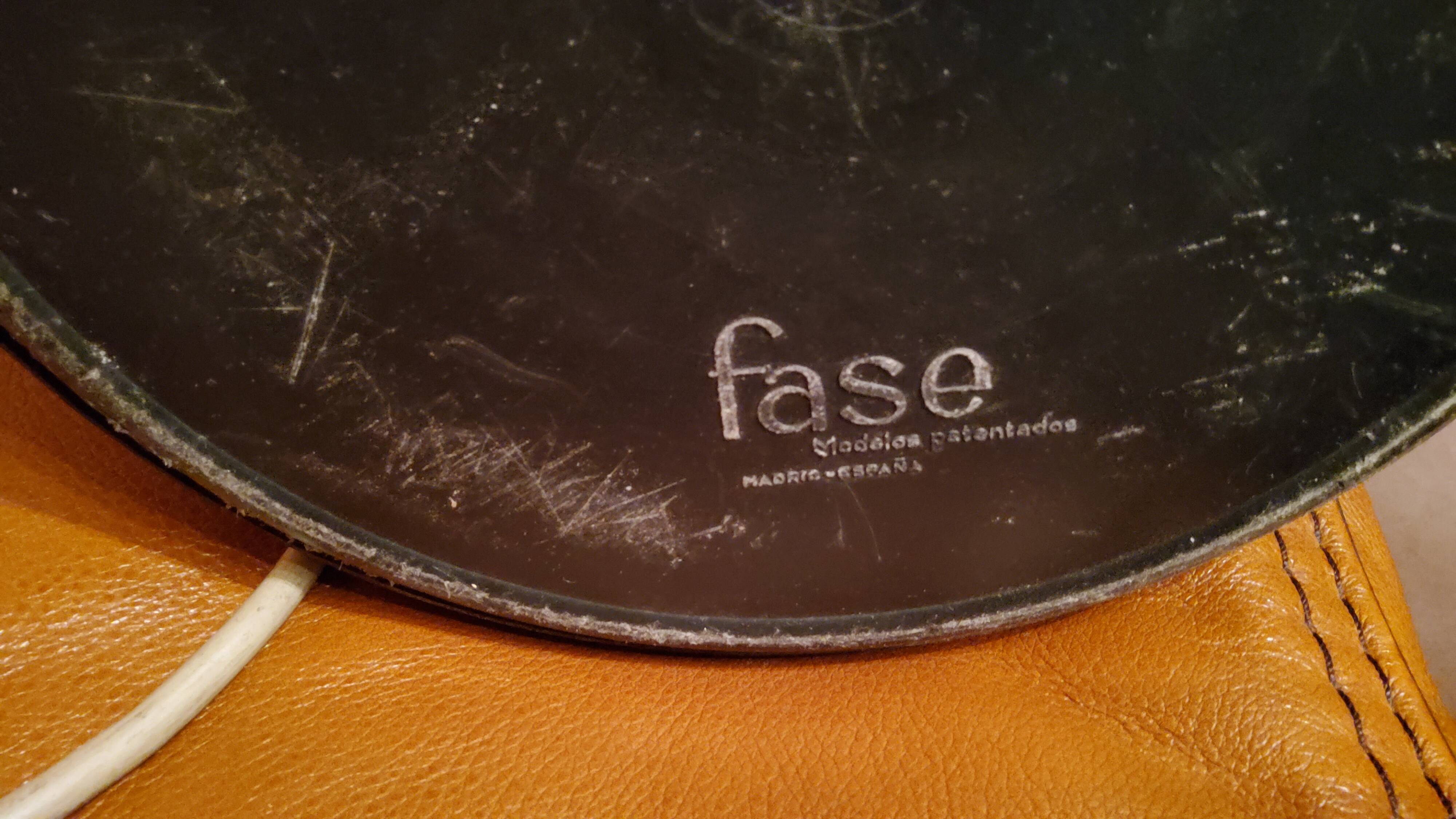 Fase boomerang desk lamp of the 70s