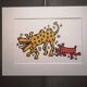 Illustration de Keith Haring - Série 'Animals' - 8/12