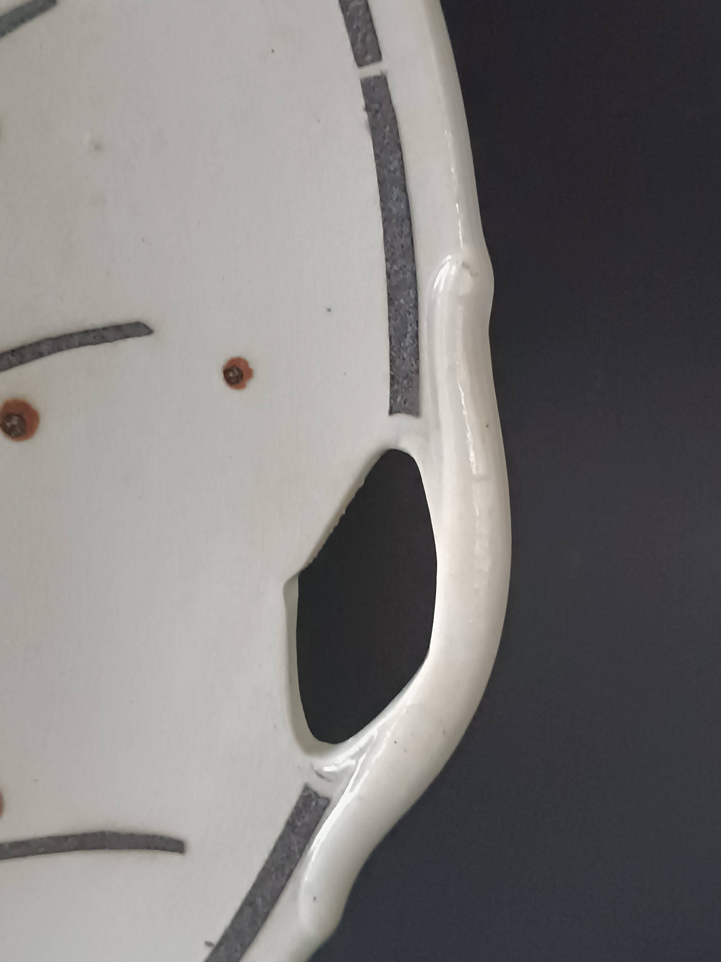 Geo Condé Kg Lunéville flat earthenware fruit holder Joséphine Baker