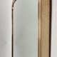 Italian wall mirror with brass frame, 1950