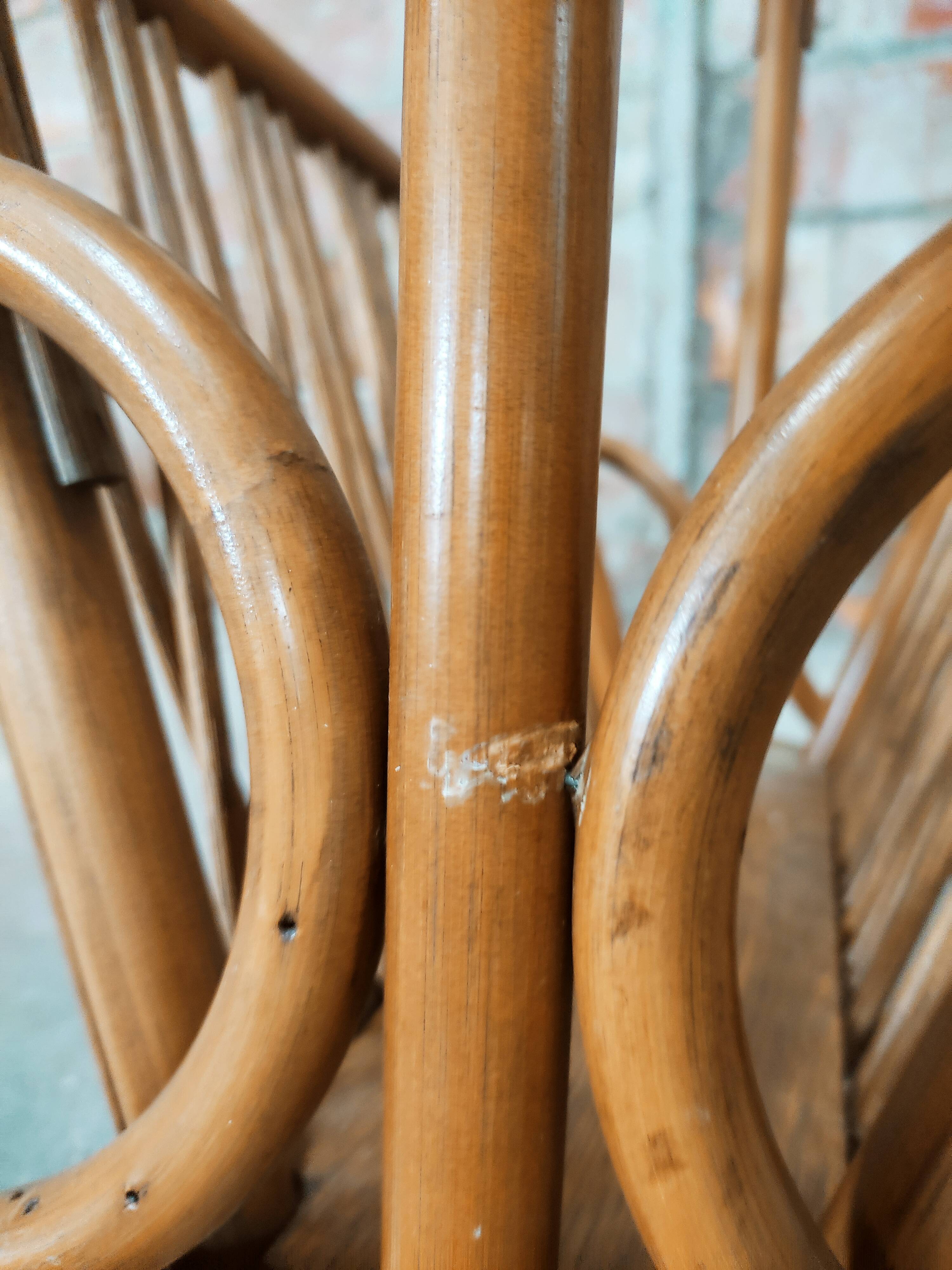 Bamboo magazine holder