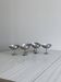 6 stainless steel footed bowls MAT