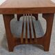 Scandinavian teak coffee table with magazine rack, Sweden circa 1960.