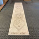 Handmade pastel faded long runner