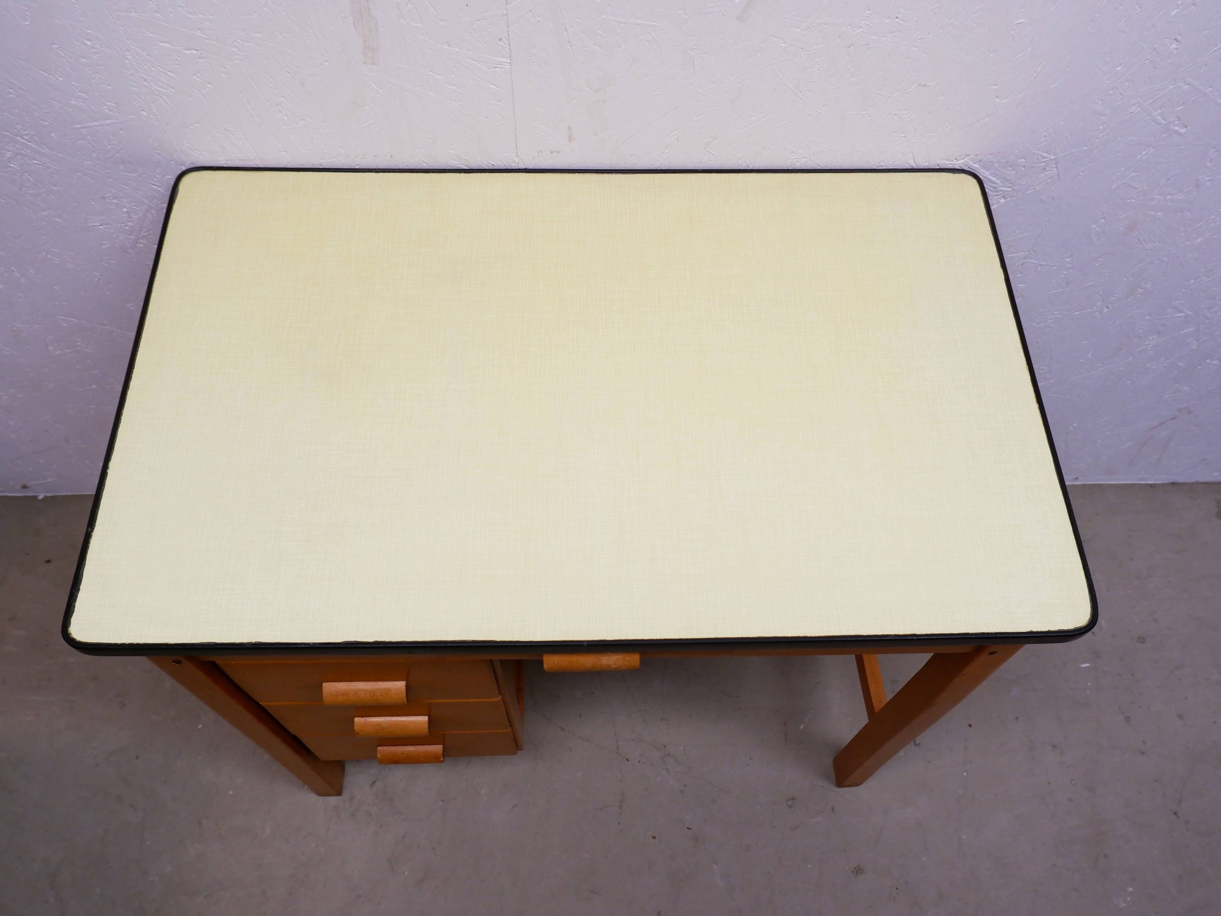 Vintage Bruynzeel writing desk, Holland
