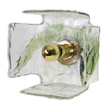 1 of 6 large glass wall lamp designed by Carlo Nason for Kalmar, 1960s.