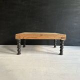 Napoleon III footrest in blackened wood, 19th century