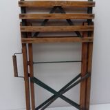 Wooden folding stool "eureka"