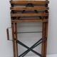 Wooden folding stool "eureka"