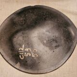 Oblong Raku Bowl Signed Anne Braut